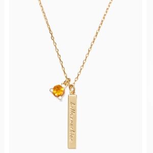 Kate Spade born to be November pendant